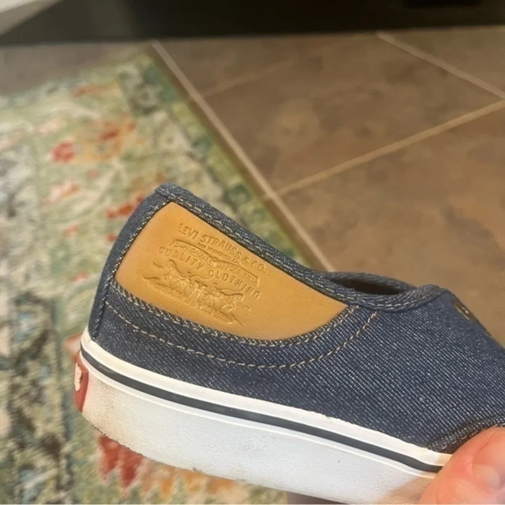 Men’s Levi’s denim slide on sneakers shoes